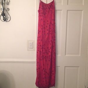 Andretta Donatella Pink Detailed Dress